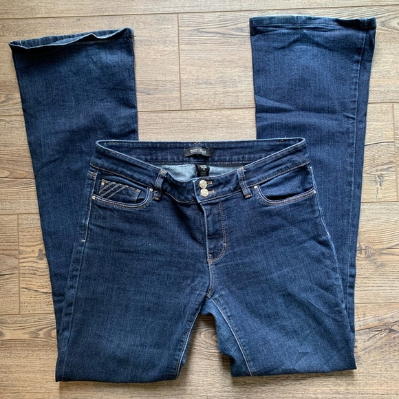 WHBM EUC Skinny Flare Jeans Sz 6R - Picture 2 of 5